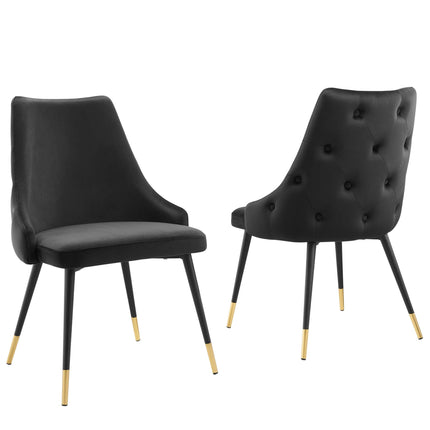 Modway EEI-5043 Adorn Performance Velvet Dining Side Chair Set of 2 Modway