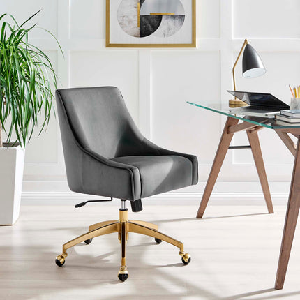 Modway EEI-5079 Discern Performance Velvet Office Chair Modway