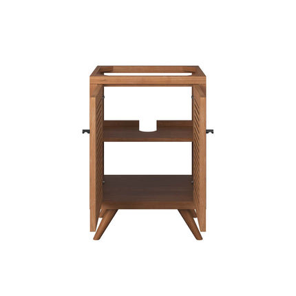 Modway EEI-5086 Birdie 24" Teak Wood Bathroom Vanity Cabinet (Sink Basin Not Included) Modway