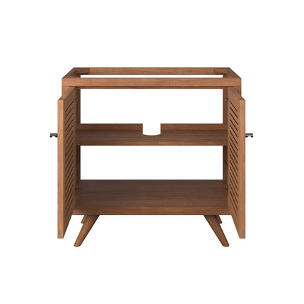 Modway EEI-5087 Birdie 36" Teak Wood Bathroom Vanity Cabinet (Sink Basin Not Included) Modway