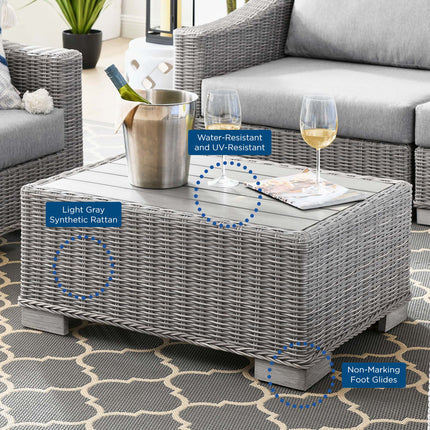 Modway EEI-5091 Conway 4-Piece Outdoor Patio Wicker Rattan Furniture Set Modway