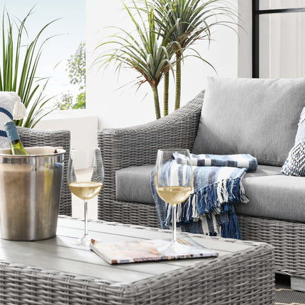 Modway EEI-5091 Conway 4-Piece Outdoor Patio Wicker Rattan Furniture Set Modway