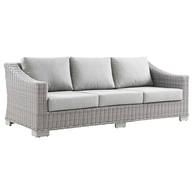 Modway EEI-5091 Conway 4-Piece Outdoor Patio Wicker Rattan Furniture Set Modway