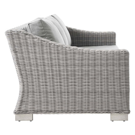Modway EEI-5091 Conway 4-Piece Outdoor Patio Wicker Rattan Furniture Set Modway