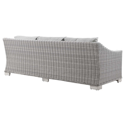 Modway EEI-5091 Conway 4-Piece Outdoor Patio Wicker Rattan Furniture Set Modway