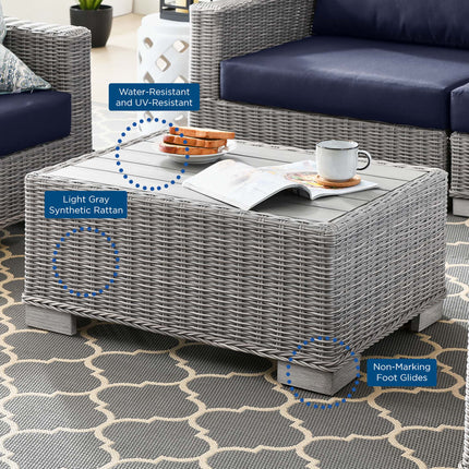 Modway EEI-5091 Conway 4-Piece Outdoor Patio Wicker Rattan Furniture Set Modway