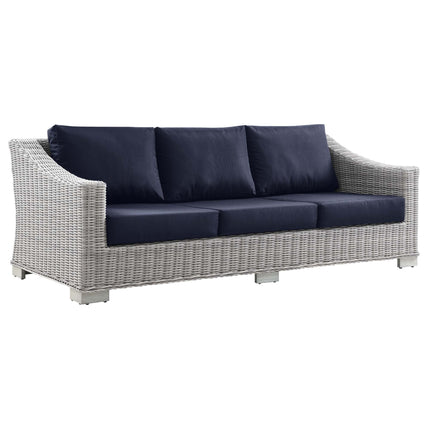 Modway EEI-5091 Conway 4-Piece Outdoor Patio Wicker Rattan Furniture Set Modway