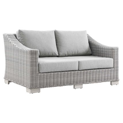 Modway EEI-5092 Conway 5-Piece Outdoor Patio Wicker Rattan Furniture Set Modway