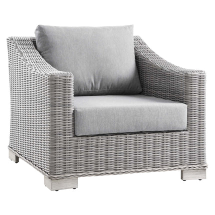 Modway EEI-5092 Conway 5-Piece Outdoor Patio Wicker Rattan Furniture Set Modway