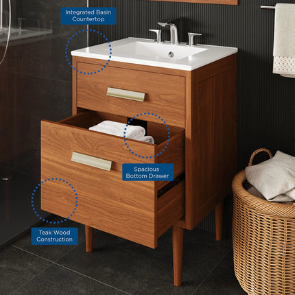 Modway EEI-5108 Cassia 24" Bathroom Vanity Modway