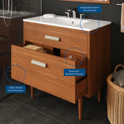 Modway EEI-5109 Cassia 36" Bathroom Vanity Modway