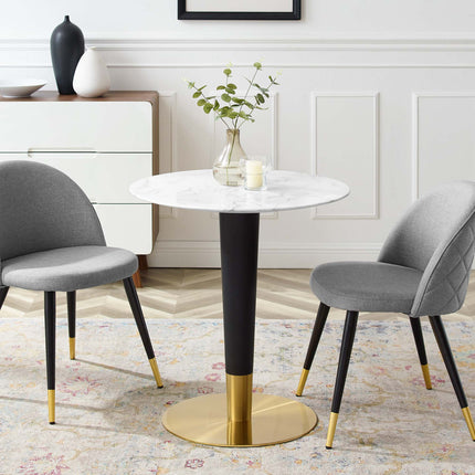 Modway EEI-5121 Zinque 28" Artificial Marble Dining Table Modway