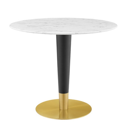 Modway EEI-5122 Zinque 36" Artificial Marble Dining Table Modway