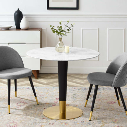 Modway EEI-5122 Zinque 36" Artificial Marble Dining Table Modway
