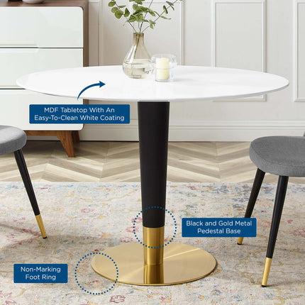 Modway EEI-5124 Zinque 42" Oval Dining Table Modway