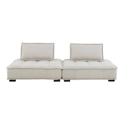 Modway EEI-5204 Saunter 2-Piece Tufted Fabric Fabric Loveseat Modway