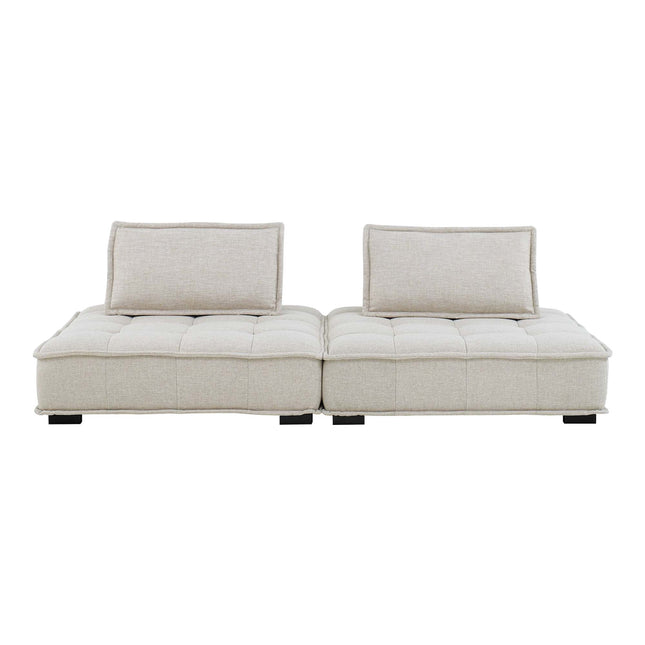 Modway EEI-5204 Saunter 2-Piece Tufted Fabric Fabric Loveseat Modway