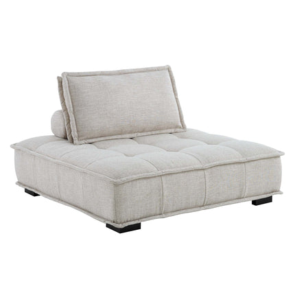 Modway EEI-5210 Saunter 5-Piece Tufted Fabric Fabric Sectional Sofa Modway