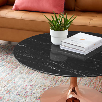 Modway EEI-5281 Lippa 36" Faux Marble Coffee Table Modway