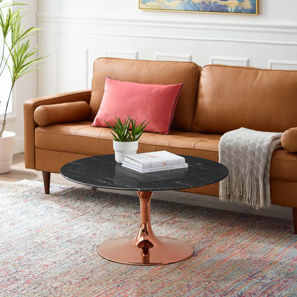 Modway EEI-5281 Lippa 36" Faux Marble Coffee Table Modway
