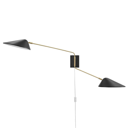 Modway EEI-5294 Journey 2-Light Swing Arm Wall Sconce Modway