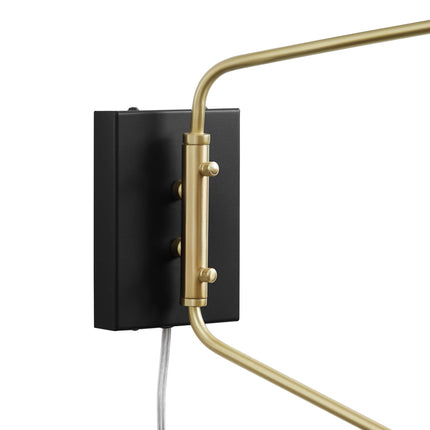 Modway EEI-5294 Journey 2-Light Swing Arm Wall Sconce Modway