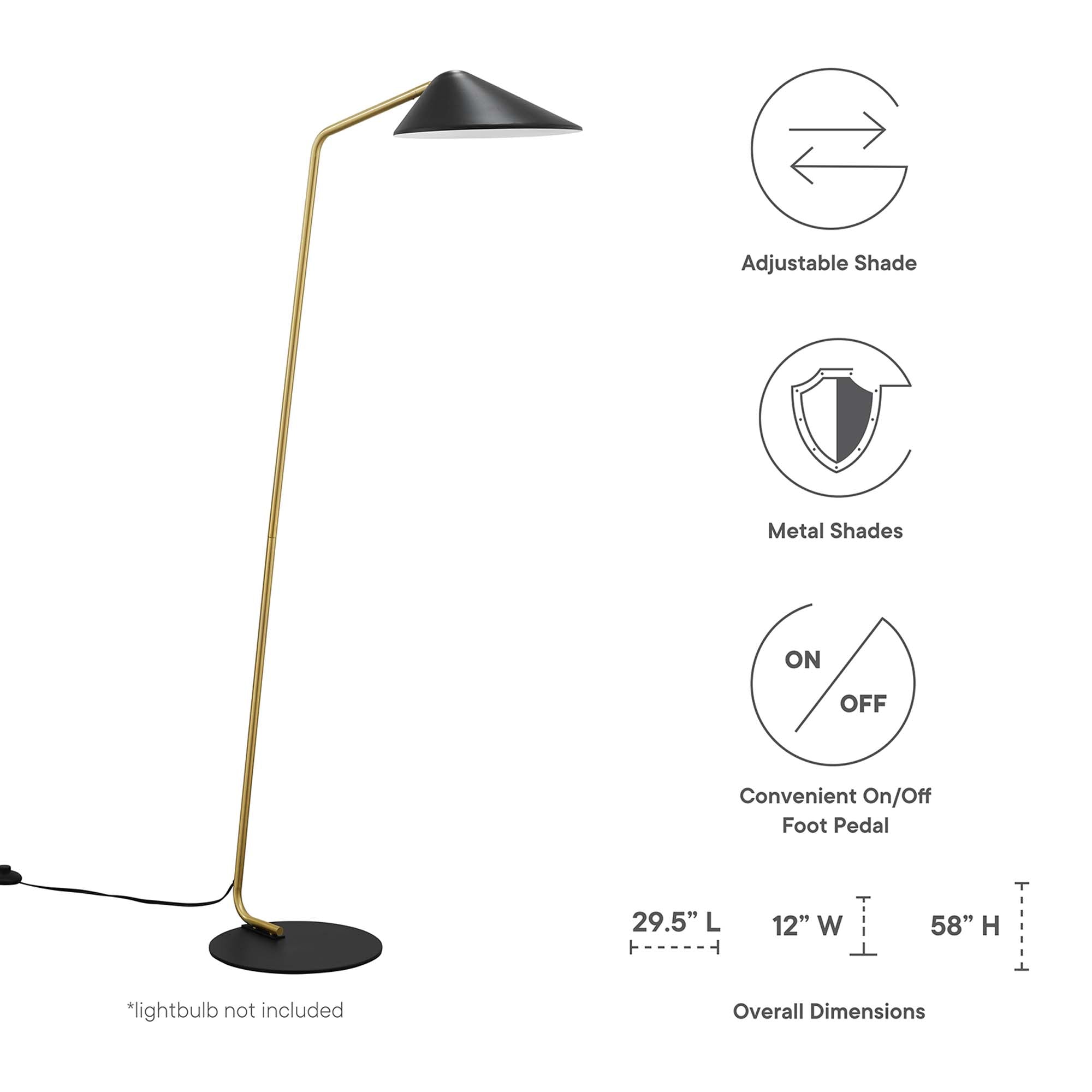 Modway EEI-5298 Journey Standing Floor Lamp