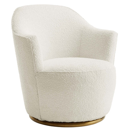 Modway EEI-5311 Nora Boucle Upholstered Swivel Chair Modway