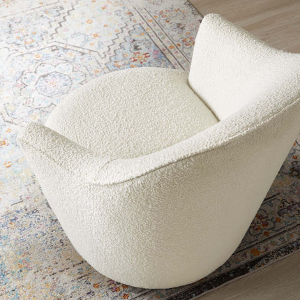 Modway EEI-5311 Nora Boucle Upholstered Swivel Chair Modway