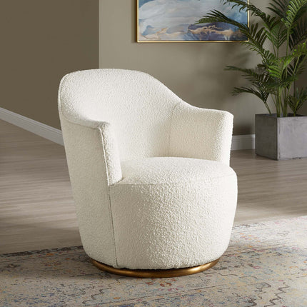 Modway EEI-5311 Nora Boucle Upholstered Swivel Chair Modway
