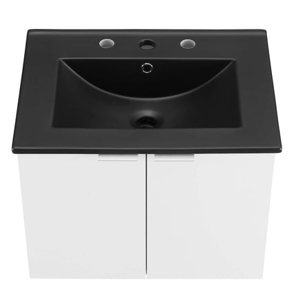 Modway EEI-5370 Maybelle 24" Wall-Mount Bathroom Vanity Modway