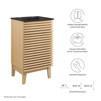 Modway EEI-5391 Render 18" Bathroom Vanity Modway