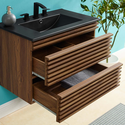Modway EEI-5417 Render 30" Wall-Mount Bathroom Vanity Modway
