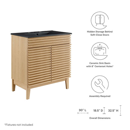 Modway EEI-5418 Render 30" Bathroom Vanity Modway