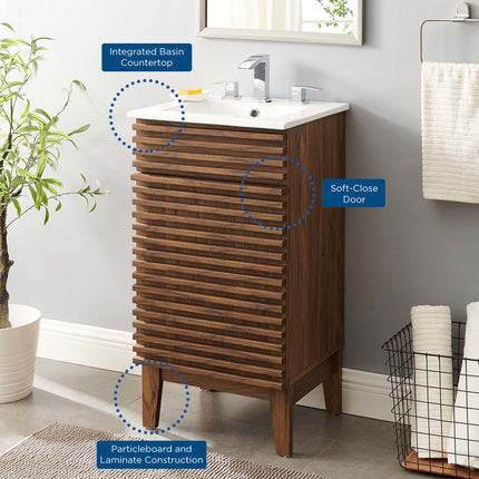 Modway EEI-5420 Render 18" Bathroom Vanity Cabinet Modway