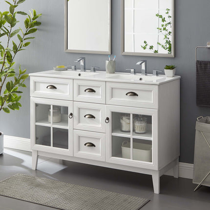 Modway EEI-5428 Isle 48" Double Bathroom Vanity Cabinet Modway