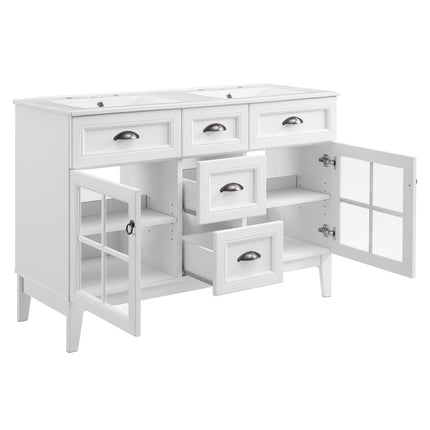 Modway EEI-5428 Isle 48" Double Bathroom Vanity Cabinet Modway