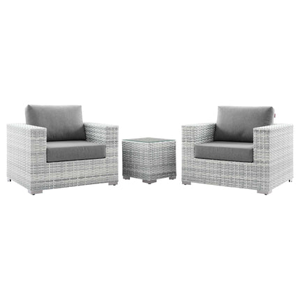 Modway EEI-5444 Convene 3-Piece Outdoor Patio Set Modway
