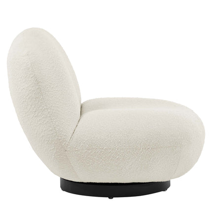 Modway EEI-5486 Kindred Boucle Upholstered Upholstered Fabric Swivel Chair Modway