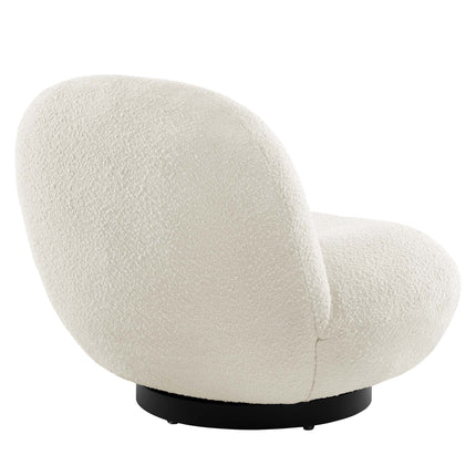 Modway EEI-5486 Kindred Boucle Upholstered Upholstered Fabric Swivel Chair Modway