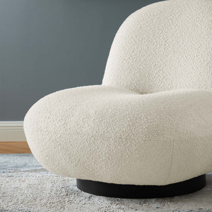 Modway EEI-5486 Kindred Boucle Upholstered Upholstered Fabric Swivel Chair Modway