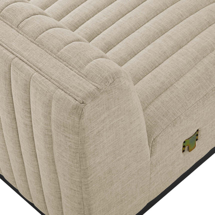 Modway EEI-5495 Conjure Channel Tufted Upholstered Fabric Armless Chair Modway