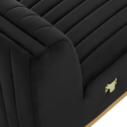 Modway EEI-5504 Conjure Channel Tufted Performance Velvet Armless Chair Modway