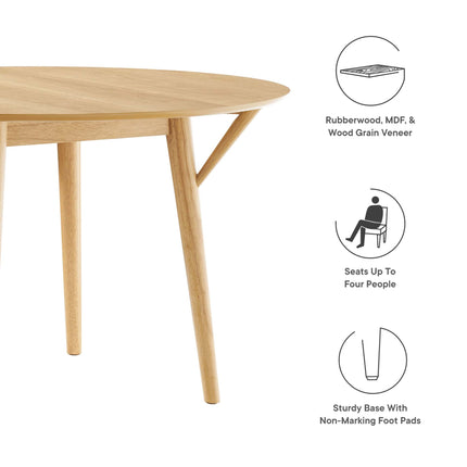 Modway EEI-5511 Gallant 47" Round Dining Table Modway