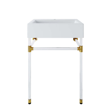 Modway EEI-5535 Redeem 24" Acrylic Wall-Mount Bathroom Vanity Modway