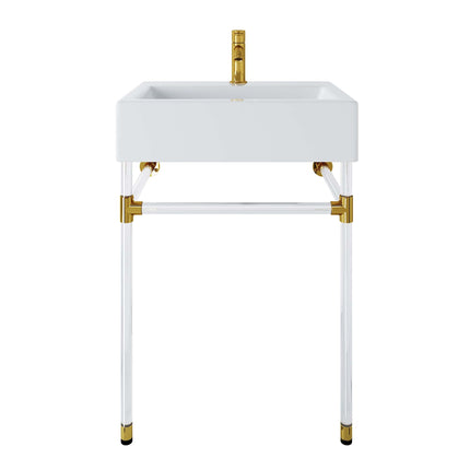 Modway EEI-5535 Redeem 24" Acrylic Wall-Mount Bathroom Vanity Modway