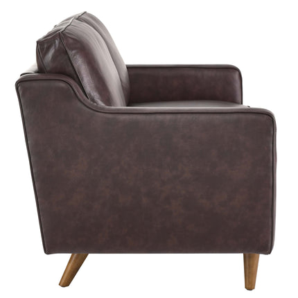 Modway EEI-5554 Impart Genuine Leather Loveseat Modway