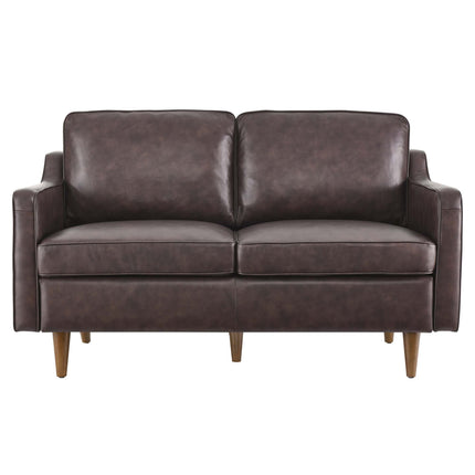 Modway EEI-5554 Impart Genuine Leather Loveseat Modway