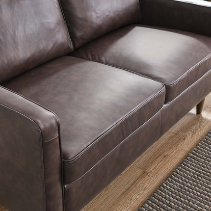 Modway EEI-5554 Impart Genuine Leather Loveseat Modway