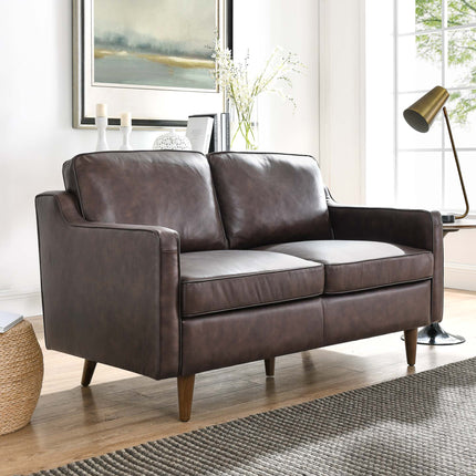 Modway EEI-5554 Impart Genuine Leather Loveseat Modway